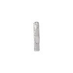 Lab-Grown Diamond Initial Necklace Center in 14K Gold, 1/10 to 1/8 CT TW - 14K White Gold