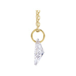 Lab-Grown Diamond Initial Necklace in 14K Gold - 14K Yellow Gold