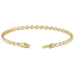 Lab-Grown Diamond Line Tennis Bracelet in 14K Gold, 4 9/10 CT TW - 14K Yellow Gold