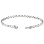 Lab-Grown Diamond Line Tennis Bracelet in 14K Gold, 4 9/10 CT TW - 14K White Gold