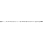 Lab-Grown Diamond Line Tennis Bracelet in 14K Gold - 14K White Gold