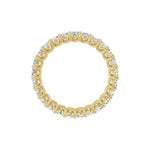 Lab-Grown Diamond Low Profile Eternity Band in 14K Gold - 14K Yellow Gold