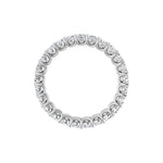 Lab-Grown Diamond Low Profile Eternity Band in 14K Gold - 14K White Gold