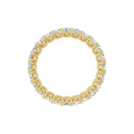 Lab-Grown Diamond Low Profile Eternity Band in 14K Gold - 14K Yellow Gold