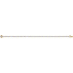 Lab-Grown Diamond Low Profile Line Tennis Bracelet in 14K Gold - 14K Yellow Gold