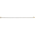 Lab-Grown Diamond Low Profile Line Tennis Bracelet in 14K Gold - 14K Yellow Gold