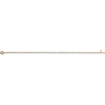 Lab-Grown Diamond Low Profile Line Tennis Bracelet in 14K Gold - 14K Yellow Gold