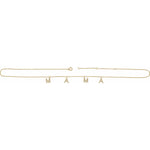 Lab-Grown Diamond Mama Station Necklace in 14K Gold - 14K Yellow Gold