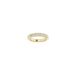Lab-Grown Diamond Milgrain French-Set Eternity Band in 14K Gold - 14K Yellow Gold