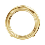 Lab-Grown Diamond Pave'-Style Accented Ring Guard in 14K Gold - 14K Yellow Gold