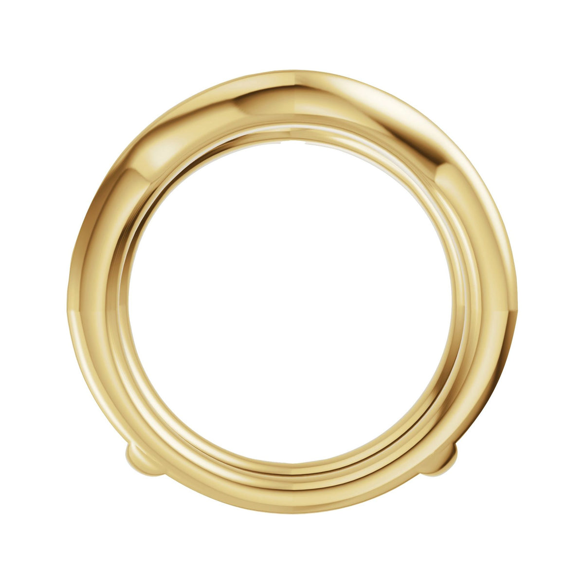 Lab-Grown Diamond Pave'-Style Accented Ring Guard in 14K Gold - 14K Yellow Gold