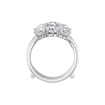 Lab-Grown Diamond Ring Guard in 14K Gold, 1 1/2 to 2 CT TW - 14K White Gold