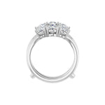 Lab-Grown Diamond Ring Guard in 14K Gold, 1 1/2 to 2 CT TW - 14K White Gold