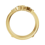 Lab-Grown Diamond Ring Guard in 14K Gold, 3/8 CT TW - 14K Yellow Gold