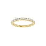Lab-Grown Diamond Shared-Prong Eternity Band in 14K Gold or Platinum - 14K Yellow Gold