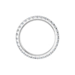 Lab-Grown Diamond Shared-Prong Eternity Band in 14K Gold or Platinum - 14K White Gold