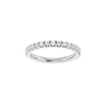 Lab-Grown Diamond Shared-Prong Eternity Band in 14K Gold or Platinum - 14K White Gold