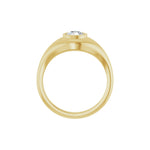 Lab-Grown Diamond Solitaire Ring in 14K Gold - 14K Yellow Gold