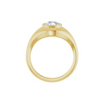 Lab-Grown Diamond Solitaire Ring in 14K Gold - 14K Yellow Gold