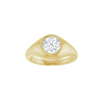 Lab-Grown Diamond Solitaire Ring in 14K Gold - 14K Yellow Gold