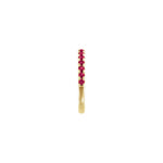Lab-Grown Ruby Stackable Ring in 14K Yellow Gold - 14K Yellow Gold