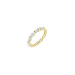 Marquise Lab-Grown Diamond Eternity Band in 14K Gold - 14K Yellow Gold