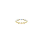 Marquise Lab-Grown Diamond Eternity Band in 14K Gold - 14K Yellow Gold