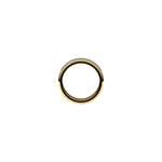Men's Beveled-Edge Flat Band in 14K Gold - 14K Two-Tone Gold
