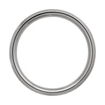 Men's Tungsten Beveled Edge Band - Gray