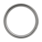 Men's Tungsten Beveled Edge Band - Gray