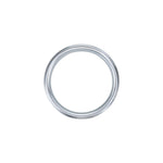 Men's Tungsten Beveled-Edge Comfort-Fit Band with Satin Finish, 8 mm - White