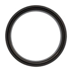 Men's Tungsten Beveled-Edge Inlay Band with Satin Finish, 5 mm-8 mm - Black