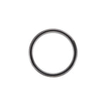 Men's Tungsten Beveled-Edge Inlay Band with Satin Finish, 5 mm-8 mm - Black