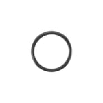 Men's Tungsten Comfort-Fit Half Round Band - Black