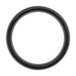 Men's Tungsten Comfort-Fit Half Round Band, Black - Black