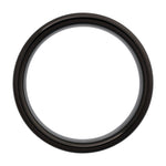 Men's Tungsten Flat Band - Black