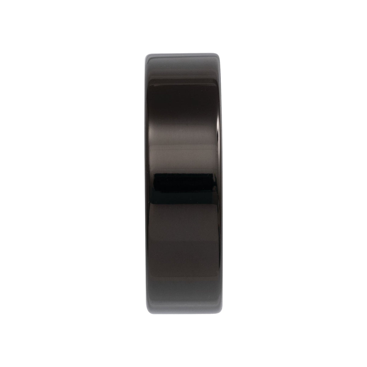 Men's Tungsten Flat Band - Black