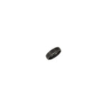 Men's Tungsten Flat-Edge Grooved Comfort-Fit Half-Round Band - Gray