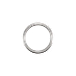 Men's Tungsten Stepped-Edge Inlay Comfort-Fit Band with Satin Finish, 6 mm - Gray