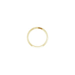 Milgrain Geometric Band in 14K & 18K Gold - 18K Yellow Gold