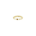Milgrain Geometric Band in 14K & 18K Gold - 18K Yellow Gold