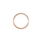 Milgrain Geometric Band in 14K & 18K Gold - 14K Rose Gold