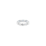 Oval Diamond Eternity Band in 14K Gold - 14K White Gold