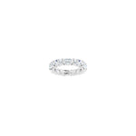 Oval Diamond Eternity Band in 14K Gold - 14K White Gold