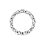 Oval Lab-Grown Diamond Eternity Band in 14K Gold, 3 1/4 CT TW - 14K White Gold