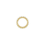 Oval Lab-Grown Diamond Shared-Prong Eternity Band in 14K Gold - 14K Yellow Gold