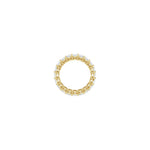 Oval Lab-Grown Diamond Shared-Prong Eternity Band in 14K Gold - 14K Yellow Gold