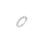 Pear Lab-Grown Diamond Eternity Band in 14K Gold - 14K White Gold