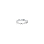 Pear Lab-Grown Diamond Eternity Band in 14K Gold - 14K White Gold