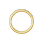 Princess Diamond Channel-Set Half Eternity Band in 14K Gold - 14K Yellow Gold